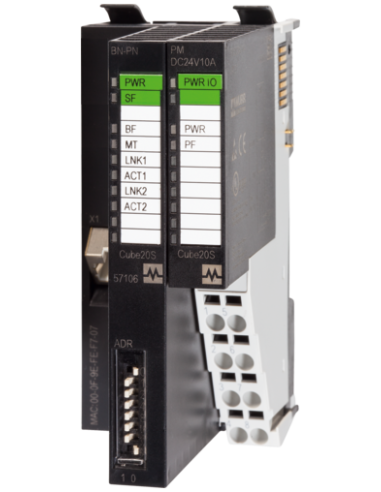 Węzeł sieciowy Cube20S Modbus TCP Slave 57108 | Elektronika | Eshop Dopak | Wszystko dla Przemysłu