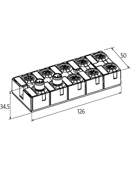 Moduł sieciowy Cube67 I/O, wyjście bezpieczne, DO6 (DO6) E 6xM12 K3 56605 | Elektronika | Eshop Dopak | Wszystko dla Przemysłu