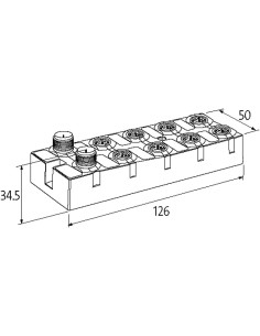 Moduł sieciowy Cube67 I/O DIO16 C 8xM12 56600 | Elektronika | Eshop Dopak | Wszystko dla Przemysłu 2