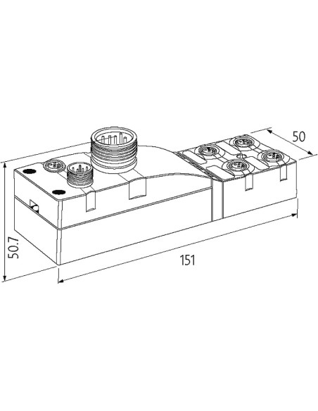 Węzeł sieciowy Cube67 56504 | Elektronika | Eshop Dopak | Wszystko dla Przemysłu