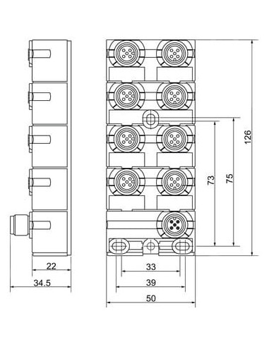 MVP12N-P6 DIO16 8xM12A IOLA12 B0 59219 | Elektronika | Eshop Dopak | Wszystko dla Przemysłu