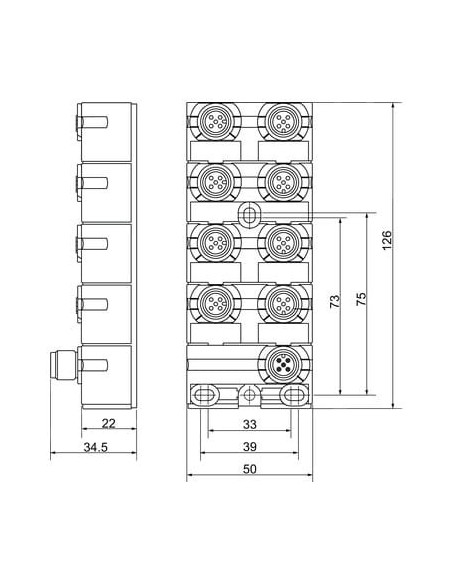 MVP12N-P6 DIO16 8xM12A IOLA12 B0 59219 | Elektronika | Eshop Dopak | Wszystko dla Przemysłu