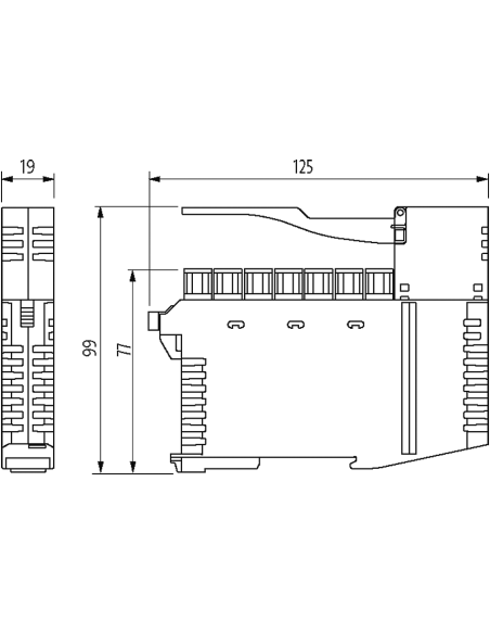 Moduł MASI20 DI4/0,15A DO4/2,0A 56477 | Elektronika | Eshop Dopak | Wszystko dla Przemysłu