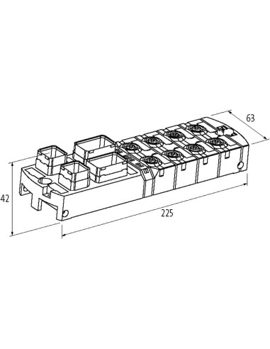 Moduł sieciowy MVK  MPNIO DI8 DO8 Push-Pull 55269 | Elektronika | Eshop Dopak | Wszystko dla Przemysłu