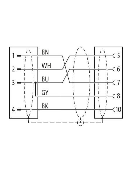 M12 męski 0° / M12 żeński 0° 7490-40507-2900400 | Elektronika | Eshop Dopak | Wszystko dla Przemysłu