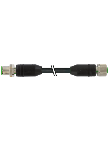M12 męski 0° / M12 żeński 0° ekranowany 7000-53302-4460500 | Elektronika | Eshop Dopak | Wszystko dla Przemysłu