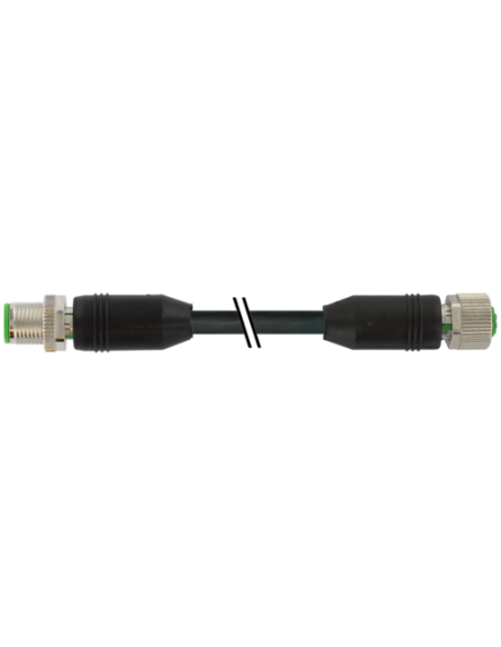 M12 męski 0° / M12 żeński 0° ekranowany 7000-53302-4460500 | Elektronika | Eshop Dopak | Wszystko dla Przemysłu