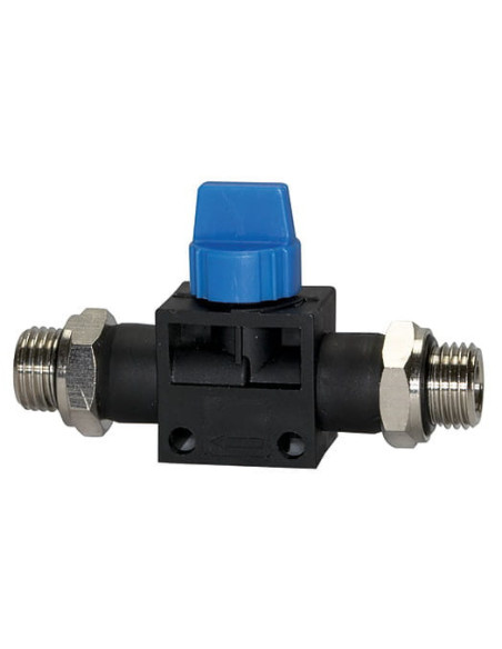 Zawór odcinający 2x zewnętrzny gwint 1 G1/8, gwint 2 G1/8 | Hydraulika | Eshop Dopak | Wszystko dla Przemysłu