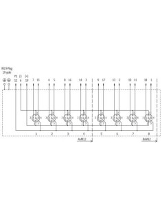 Moduł pasywny MVP metalowy, 8xM12, 5-polowy 8000-58522-0000000 | Elektronika | Eshop Dopak | Wszystko dla Przemysłu 2