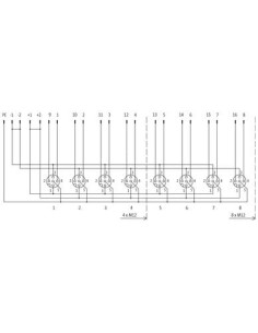 Moduł pasywny Exact12, 8xM12, 5-polowy, bez LED, bez zasilania 8000-88502-0000000 | Elektronika | Eshop Dopak | Wszystko dla Prz 2