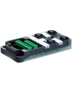 Moduł pasywny Exact12, 4xM12, 5-polowy, nr referencyjny 8000-84500-0000000 | Elektronika | Eshop Dopak | Wszystko dla Przemysłu