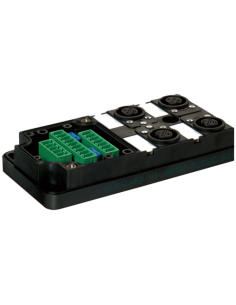 Moduł pasywny, 4xM12, 5-polowy, bez wtyki, z potencjałą 27114 | Elektronika | Eshop Dopak | Wszystko dla Przemysłu