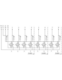 Moduł pasywny Exact12, 8xM12, 4-polowy 8000-88430-0000000 | Elektronika | Eshop Dopak | Wszystko dla Przemysłu 2