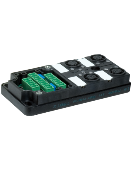 Moduł pasywny MVP12 Universal, 4xM12, nr referencyjny 8000-44702-0000000 | Elektronika | Eshop Dopak | Wszystko dla Przemysłu