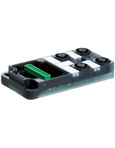 Moduł pasywny Exact12, 4xM12, 4-polowy, bez zasilania 8000-84400-0000000 | Elektronika | Eshop Dopak | Wszystko dla Przemysłu