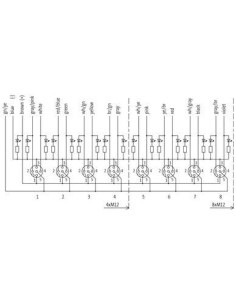 Moduł pasywny Exact12, 4xM12, 5-polowy 8000-84510-3630500 | Elektronika | Eshop Dopak | Wszystko dla Przemysłu 2