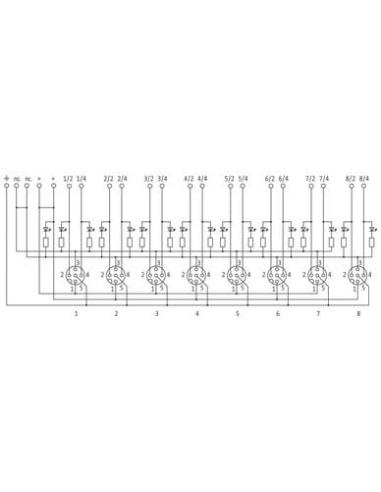 Moduł pasywny Exact12, 8xM12, 5-polowy 8000-88590-0000000 | Elektronika | Eshop Dopak | Wszystko dla Przemysłu
