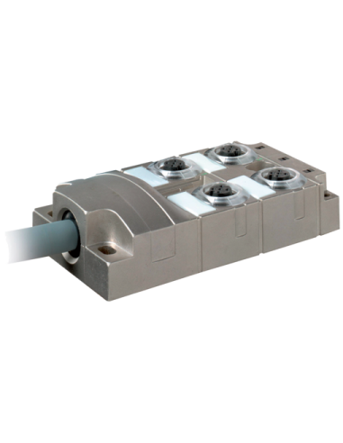 Moduł pasywny MVP-Metal, 4xM12, 5-polowy, bez LED 8000-54515-3731000 | Elektronika | Eshop Dopak | Wszystko dla Przemysłu