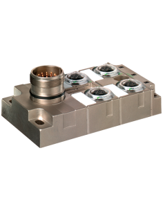 Moduł pasywny MVP-Metal, 4xM12, 5-polowy, wyjście M23 19-polowe, nr ref. 8000-54522-0000000 | Elektronika | Eshop Dopak | Wszyst