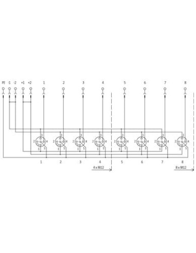 Exact12, 4xM12, 4-biegunowy, wyłącznik, śruba-term 8000-84452-0000000 | Elektronika | Eshop Dopak | Wszystko dla Przemysłu