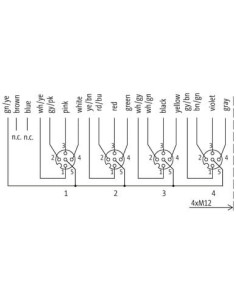 Moduł pasywny Exact12 Universal 1:1, 4xM12 8000-84712-3981000 | Elektronika | Eshop Dopak | Wszystko dla Przemysłu 2