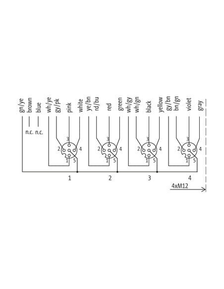 Moduł pasywny Exact12 Universal 1:1, 4xM12 8000-84712-3981000 | Elektronika | Eshop Dopak | Wszystko dla Przemysłu