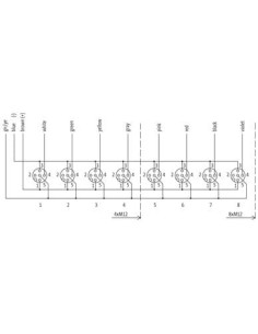 Moduł pasywny Exact12, 4xM12, 4-polowy, bez LED 8000-84412-3330500 | Elektronika | Eshop Dopak | Wszystko dla Przemysłu 2