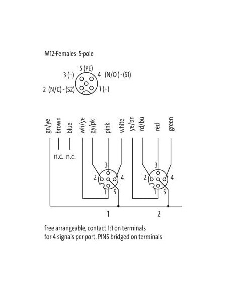 Moduł pasywny Exact12, 4xM12, uniwersalny 8000-84712-3980300 | Elektronika | Eshop Dopak | Wszystko dla Przemysłu