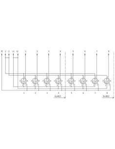 Exact12, 4xM12, 4-biegunowy, obudowa podstawowa, bez diody LED 8000-84402-0000000 | Elektronika | Eshop Dopak | Wszystko dla Prz 2
