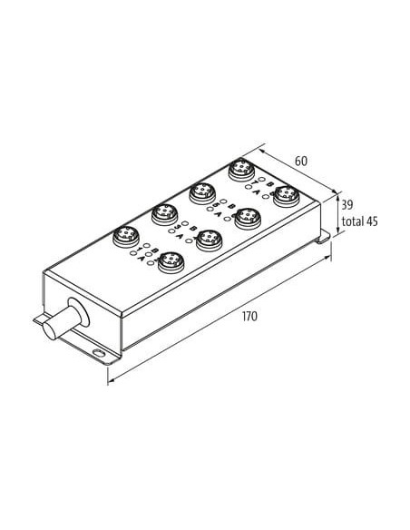 Moduł pasywny MVP12 Steel F&B, 8XM12, 5-polowy 8044-78510-4531000 | Elektronika | Eshop Dopak | Wszystko dla Przemysłu