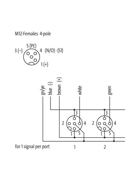 Moduł pasywny Exact12, 8xM12, 4-polowy, bez LED 8000-88412-3620500 | Elektronika | Eshop Dopak | Wszystko dla Przemysłu