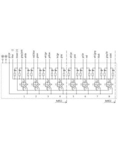 Moduł pasywny MVP metalowy, 4xM12, 5-polowy 8000-54510-4481500 | Elektronika | Eshop Dopak | Wszystko dla Przemysłu 2