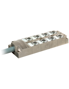 Moduł pasywny MVP metalowy, 8xM12, 5-polowy, NPN 8000-58511-4521500 | Elektronika | Eshop Dopak | Wszystko dla Przemysłu