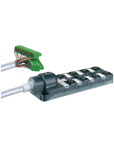 Exact12, 8xM12, 5-biegunowy, kabel formowany 8000-98510-3981500 | Elektronika | Eshop Dopak | Wszystko dla Przemysłu