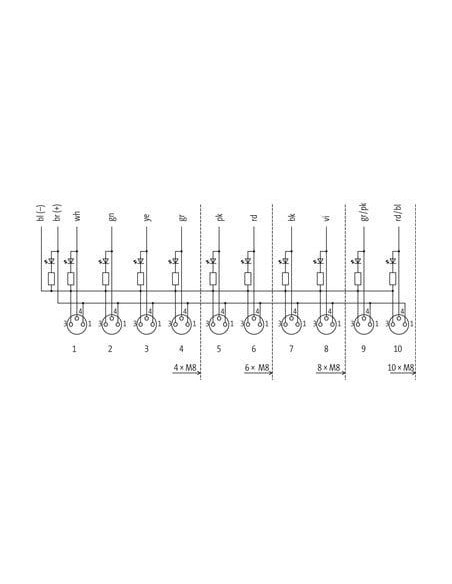 Moduł pasywny Exact8, 8xM8, 3-polowy 8000-88010-3590300 | Elektronika | Eshop Dopak | Wszystko dla Przemysłu