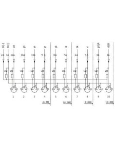 Moduł pasywny Exact8, 10xM8, 3-polowy 8000-80040-3841000 | Elektronika | Eshop Dopak | Wszystko dla Przemysłu 2