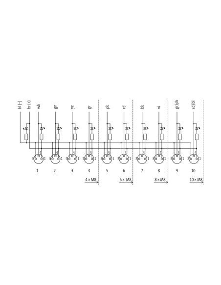 Moduł pasywny Exact8, 10xM8, 3-polowy, NPN 8000-80011-3840500 | Elektronika | Eshop Dopak | Wszystko dla Przemysłu