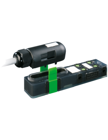 Exact8, 4xM8, 3-biegunowy, nasadka wtyczka, sprężynowy. 8000-84040-3340300 | Elektronika | Eshop Dopak | Wszystko dla Przemysłu