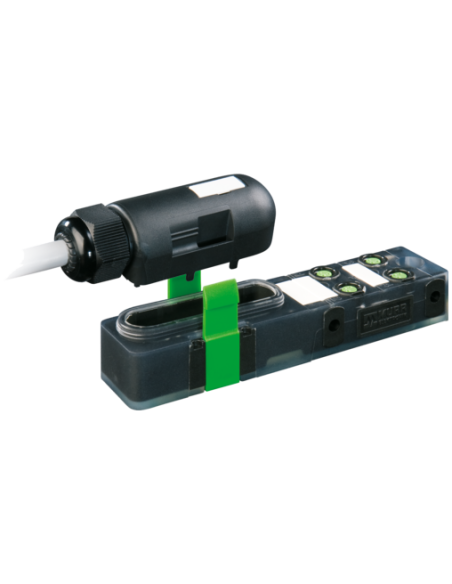 Exact8, 4xM8, 3-biegunowy, nasadka wtyczka, sprężynowy. 8000-84040-3340300 | Elektronika | Eshop Dopak | Wszystko dla Przemysłu