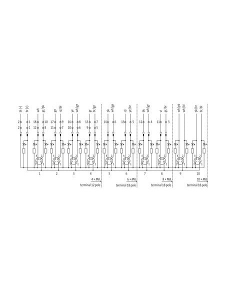 Exact8, 10xM8, 4-pin, kabel stały 8000-80111-4110500 | Elektronika | Eshop Dopak | Wszystko dla Przemysłu