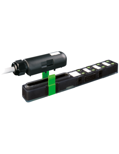 Exact8, 8xM8, 4-biegunowy, nasadka wtyczka, sprężynowy. 8000-88140-3960500 | Elektronika | Eshop Dopak | Wszystko dla Przemysłu