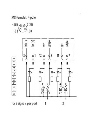 Zaślepka do przewodów do Exact8, 4xM8, 4-pin 8000-84149-3581000 | Elektronika | Eshop Dopak | Wszystko dla Przemysłu