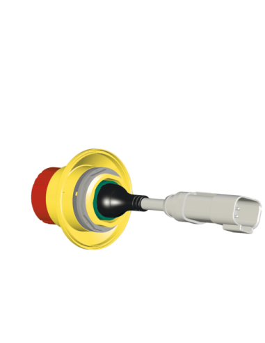 Panel danych - Przycisk zatrzymania awaryjnego, 30,5 mm, kabel połączonyeniowy DT (0,5 m) DP-ESTOP-5690050 | Elektronika | Eshop