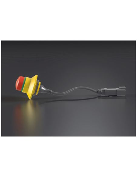 Panel danych - Przycisk zatrzymania awaryjnego, 30,5 mm, kabel połączonyeniowy DT (0,5 m) DP-ESTOP-5690050 | Elektronika | Eshop