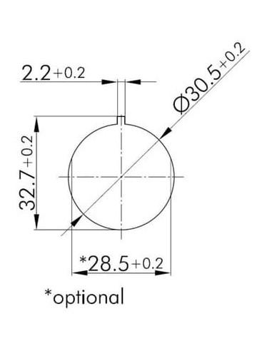 Panel danych - Przycisk zatrzymania awaryjnego, 30,5 mm, kabel połączonyeniowy DT (0,5 m) DP-ESTOP-5690050 | Elektronika | Eshop
