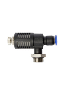 Zawór szybkiego spustu z tłumikiem do węża fi 8 mm, G 3/8 GZ, tworzywo sztuczne | Hydraulika | Eshop Dopak | Wszystko dla Przemy 2