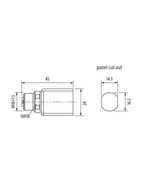 adapter M12 żeński x-cod. / RJ45 męski 0° Gigabit 7000-51531-0000000 | Przewody i Złącza | Eshop Dopak | Wszystko dla Przemysłu