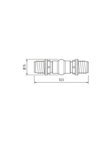 adapter M12 męski B-kod./ M12 męski B-kod. ekranowany 7000-44201-0000000 | Przewody i Złącza | Eshop Dopak | Wszystko dla Przemy
