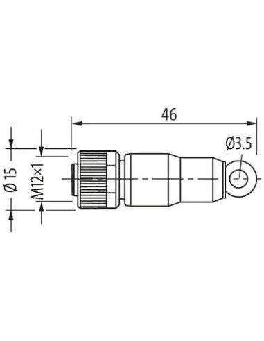 Terminator M12 żeński, Profibus, b-cod. 7000-14091-0000000 | Przewody i Złącza | Eshop Dopak | Wszystko dla Przemysłu
