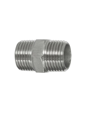 Nypel gwintowany nierdzewny R 1 1/4 GZ, stal 316 | Hydraulika | Eshop Dopak | Wszystko dla Przemysłu